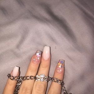 Crystal skull necklace